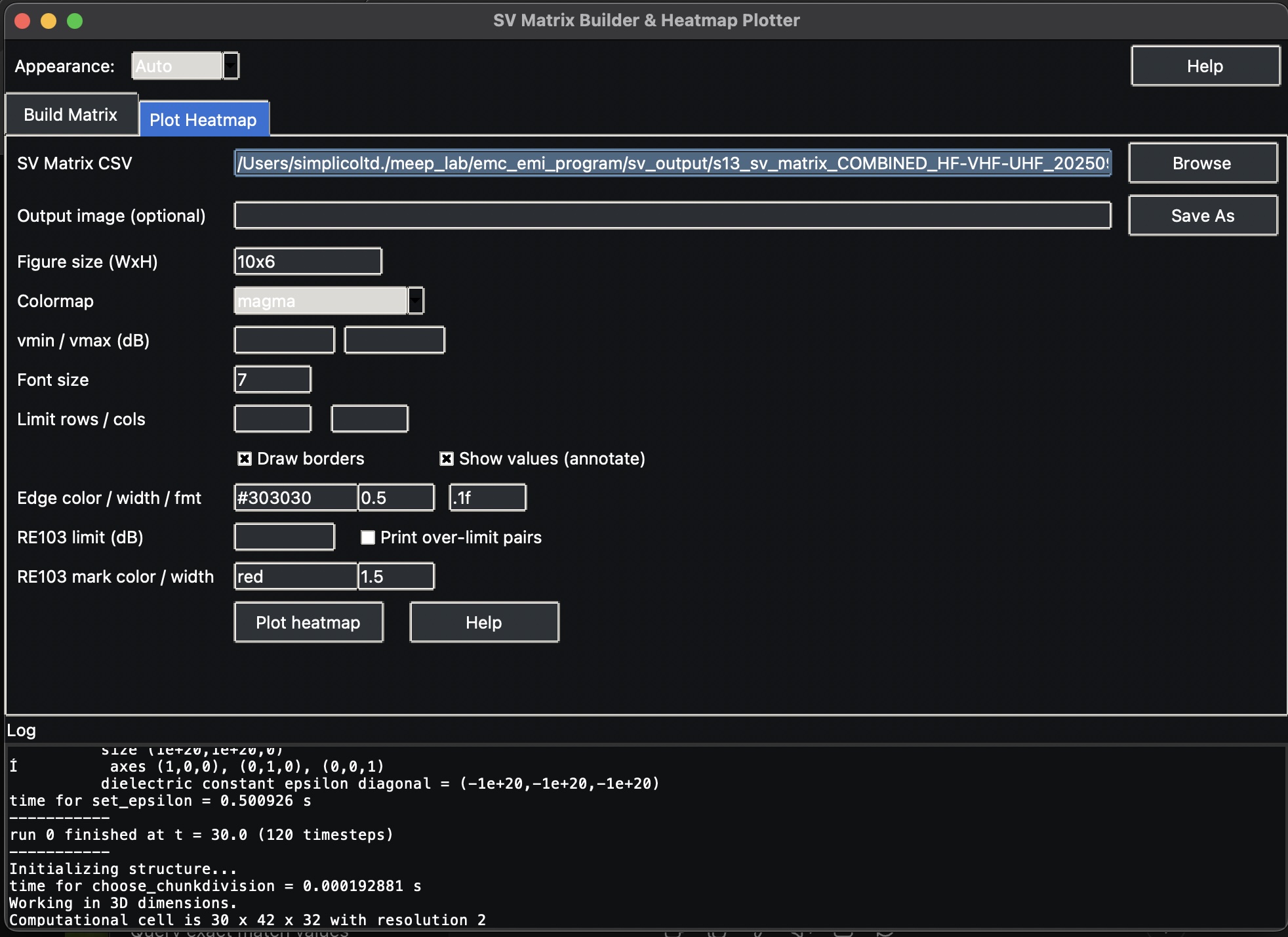 Plot Heatmap GUI